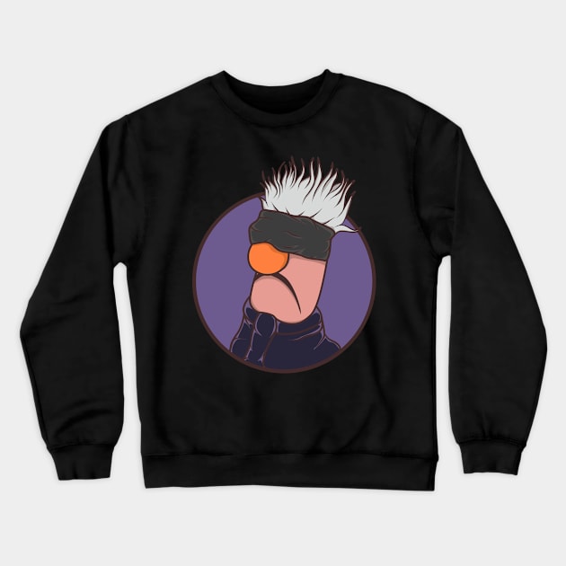 Muppet Beaker x Gojo Satoru X2 Crewneck Sweatshirt by Nashesa.pol